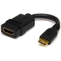 StarTech.com 5in Mini HDMI to HDMI Adapter, 4K High Speed HDMI Adapter, 4K 30Hz Ultra HD High Speed HDMI Adapter, UHD Mini HDMI Adapter 4K - First 1