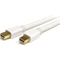 StarTech.com 3ft (1m) Mini DisplayPort Cable, 4K x2K Ultra HD Video, Mini DisplayPort 1.2 Cable, Mini DP Cable for Monitor, White mDP Cord - First 1