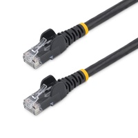 StarTech.com 1m CAT6 Ethernet Cable - Black Snagless Gigabit - 100W PoE UTP 650MHz Category 6 Patch Cord UL Certified Wiring/TIA