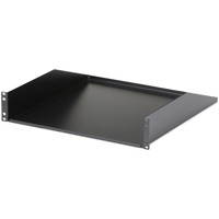 StarTech.com 2U Server Rack Cabinet Shelf - Fixed 18" Deep Cantilever Rackmount Tray for 19" Data/AV/Network Enclosure - Weight Cap. 125lbs/56kg - 2U