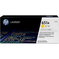 HP 651A Original Standard Yield Laser Toner Cartridge - Yellow - 1 Each - 16000 Pages