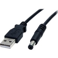 StarTech.com Adapter Cord - 2 m - Charge your 5V DC devices from your computer through a USB 2.0 port - usb to type m barrel - usb to 5.5mm - usb to