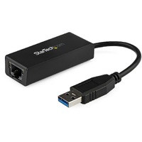 StarTech.com USB31000S Gigabit Ethernet Adapter for PC - 10/100/1000Base-T - TAA Compliant - USB 3.0 - 1 Port(s) - 1 - Twisted Pair