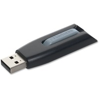 Microban Store 'n' Go V3 64 GB USB 3.2 (Gen 1) Type A Flash Drive - Grey - 80 MB/s Read Speed - 25 MB/s Write Speed - 2 Year Warranty - 1 Each