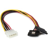 StarTech.com Splitter Cord - 30.48 cm - For SATA Drive, Optical Drive - LP4 / SATA - 1 Pcs