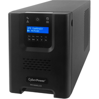 CyberPower Professional Tower PR1000ELCD Line-interactive UPS - 1 kVA/900 W - Tower - 8 Hour Recharge - 230 V AC Output - 8 x AC Power - Serial Port