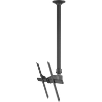 Atdec Ceiling Mount for Flat Panel Display - Black - Height Adjustable - 1 Display(s) Supported - 64.86 kg Load Capacity