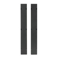 APC by Schneider Electric AR7581A Cable Organizer - Black - 2 Pack - TAA Compliant - Cover - 42U Height