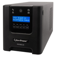 CyberPower Professional Tower PR750ELCD Line-interactive UPS - 750 VA/675 W - Rack/Tower - 8 Hour Recharge - 4 Minute Stand-by - 230 V AC Output - 6