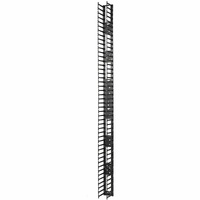 APC by Schneider Electric AR7588 Cable Organizer - Black - 2 Each Pack - TAA Compliant - Cable Pass-through - 48U Rack Height