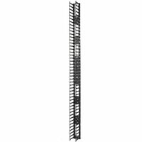 APC by Schneider Electric AR7588 Cable Organizer - Black - 2 Pack - TAA Compliant - Cable Pass-through - 48U Height