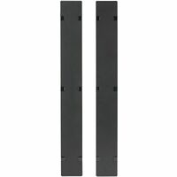 APC by Schneider Electric AR7589 Cable Organizer - Black - 2 Pack - TAA Compliant - Cover - 48U Height
