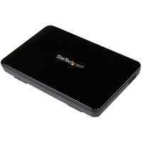StarTech.com 2.5in USB 3.0 External SATA III SSD Hard Drive Enclosure with UASP - Portable External HDD - Turn a 2.5" SATA Hard Drive or Solid State