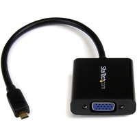 StarTech.com Micro HDMI to VGA Adapter Converter for Smartphones / Ultrabook / Tablet - 1920x1080 - 1 x 19-pin Micro HDMI Type D Digital 