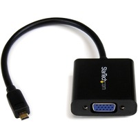 StarTech.com Micro HDMIÂ&reg; to VGA Adapter Converter for Smartphones / Ultrabook / Tablet - 1920x1080 - 1 x 19-pin Micro HDMI Type D Digital - - 1