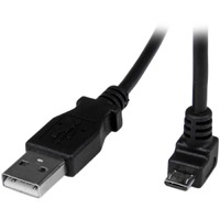 StarTech.com 2m Micro USB Cable - A to Down Angle Micro B - First End: 1 x 4-pin USB 2.0 Type A - Male - Second End: 1 x 5-pin Micro USB 2.0 Type B -