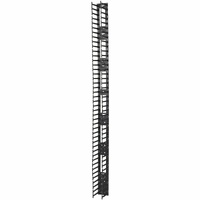 APC by Schneider Electric AR7585 Cable Organizer - Black - 2 Each Pack - TAA Compliant - Cable Pass-through - 45U Rack Height