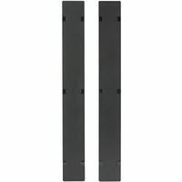APC by Schneider Electric AR7586 Cable Organizer - Black - 2 Each Pack - TAA Compliant - Cover - 45U Rack Height