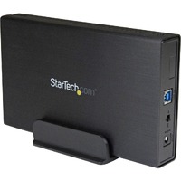 StarTech.com Drive Enclosure - USB 3.0 Host Interface External - Black - Turn a 3.5� SATA Hard Drive or Solid State Drive into a UASP supported USB
