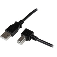 StarTech.com 2m USB 2.0 A to Right Angle B Cable - M/M - First End: 1 x 4-pin USB 2.0 Type A - Male - Second End: 1 x 4-pin USB