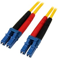 StarTech.com 10m Fiber Optic Cable - Single-Mode Duplex 9/125 - LSZH - LC/LC - OS1 - LC to LC Fiber Patch Cable - First End: 2 x LC Network - Male -