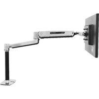 Ergotron Desk Mount for Flat Panel Display - Polished Aluminum - Height Adjustable - 106.7 cm (42") Screen Support - 11.34 kg Load Capacity - 75 x x