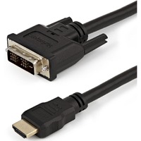 StarTech.com 1.5m HDMI to DVI-D Cable - M/M - First End: 1 x 19-pin HDMI Digital Audio/Video - Male - Second End: 1 x 19-pin DVI-D Digital Video - -