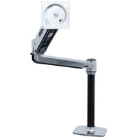 Ergotron Mounting Arm for Flat Panel Display - Polished Aluminum - Height Adjustable - 116.8 cm (46") Screen Support - 13.60 kg Load Capacity - 75 x