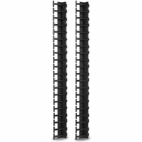 APC by Schneider Electric AR7721 Cable Organizer - Black - 2 Pack - TAA Compliant - Cable Manager - 42U Height