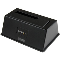 StarTech.com Single Bay USB 3.0 to SATA Hard Drive Docking Station, USB 3.0 (5 Gbps) Hard Drive Dock, External 2.5/3.5" SATA HDD/SSD Dock - Hard SATA