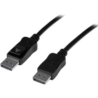 StarTech.com 32ft (10m) Active DisplayPort Cable, 4K UHD DisplayPort Cable, Long DP Cable/Cord for Projector/Monitor, w/ Latches - Active 10m/32.8ft