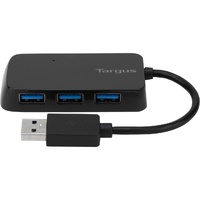 Targus USB Hub - USB - Smartphone, Mouse, Keyboard, Hard Drive, Flash Drive - External - 4 Total USB Port(s) - 4 USB 3.0 Port(s) - PC, Mac