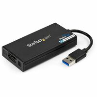 StarTech.com USB 3.0 to HDMI Adapter, 4K 30Hz, DisplayLink Certified, USB Type-A to HDMI Display Adapter Converter, External Graphics Card - USB 3.0