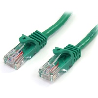StarTech.com 1 m Green Cat5e Snagless RJ45 UTP Patch Cable - 1m Patch Cord - First End: 1 x RJ-45 Network - Male - Second End: 1