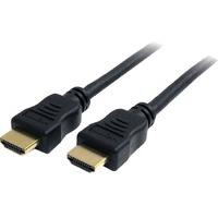 StarTech.com 1m HDMI Cable, 4K High Speed HDMI Cable with Ethernet, 4K 30Hz UHD HDMI Cord M/M, 4K HDMI 1.4 Video/Display Cable, Black - 1m/3.3ft HDMI