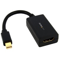 StarTech.com Mini DisplayPort to HDMI Adapter, Mini DP to HDMI Video Converter for Monitor/Display, 1080p, Passive mDP 1.2 to HDMI Adapter - Passive