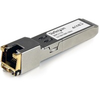 StarTech.com SFP (mini-GBIC) - 1 x RJ-45 10/100/1000Base-T Network LAN - For Data Networking - Twisted PairGigabit Ethernet - 10/100/1000Base-T -