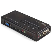 StarTech.com SV411KUSB KVM Switchbox - 4 Computer(s) - QXGA - 2048 x 1536 - 4 x USB - 1 x VGA