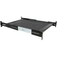 StarTech.com 2U 20 to 30in Adjustable Mounting Depth Vented Sliding Rack Mount Shelf - 50lbs / 22.7kg - 24in Deep - Increase peripheral and equipment