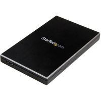 StarTech.com 2.5" External Hard Drive Enclosure - Supports UASP - Aluminum - USB 3.1 Enclosure - SSD/HDD Enclosure - Get ready for ultra-fast USB 3.1