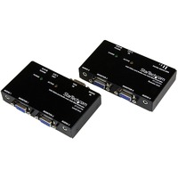 StarTech.com Video Extender Transmitter/Receiver - Wired - TAA Compliant - 1 Input Device - 4 Output Device - 45.72 m Range - 2 x Network (RJ-45) - 2