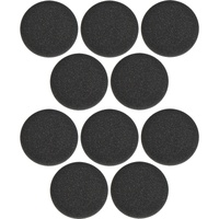 Jabra Ear Cushion - Black - Foam - 10 Pack