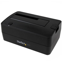 StarTech.com Single Bay USB 3.1 to SATA Hard Drive Docking Station, USB 3.1 (10 Gbps) Hard Drive Dock, External 2.5/3.5" SATA HDD/SSD Dock - Hard USB