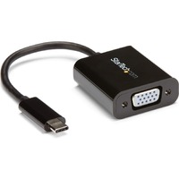 StarTech.com USB-C to VGA Adapter - Thunderbolt 3 Compatible - USB C Adapter - USB Type C to VGA Dongle Converter - Connect your MacBook, Chromebook
