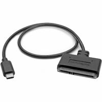 StarTech.com USB C To SATA Adapter - for 2.5" SATA Drives - UASP - External Hard Drive Cable - USB Type C to SATA Adapter - Get ultra-fast access to