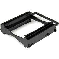 StarTech.com Dual 2.5" SSD/HDD Mounting Bracket for 3.5" Drive Bay - Tool-Less Installation - 2-Drive Adapter Bracket for Desktop Computer - Install