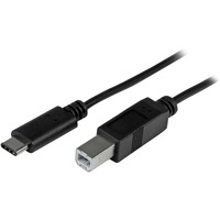 StarTech.com USB C to USB B Printer Cable - 3 ft / 1m - USB C Printer Cable - USB C to USB B Cable - USB Type C to Type B - First End: 1 x 4-pin USB