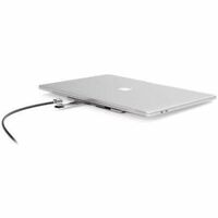 Blade Universal Lock Slot Adapter with Keyed Cable Lock Silver - for iPad