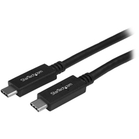 StarTech.com USB C Cable - 3 ft / 1m - USB 3.1 (10 Gbps) - 4K - USB-IF - Charge and Sync - USB Type C to Type C Cable - USB Type C Cable - Connect C