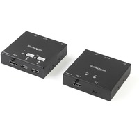 StarTech.com Video Extender Transmitter/Receiver - Wired - TAA Compliant - 1 Input Device - 1 Output Device - 79.25 m Range - 4 x Network (RJ-45) - 5